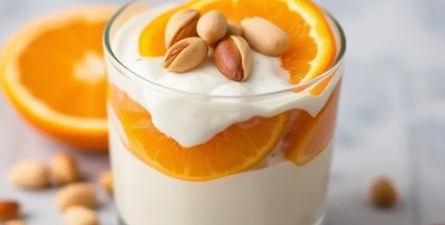 Parfait au yaourt de soja