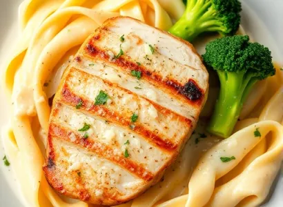 Sauce Alfredo au vin blanc