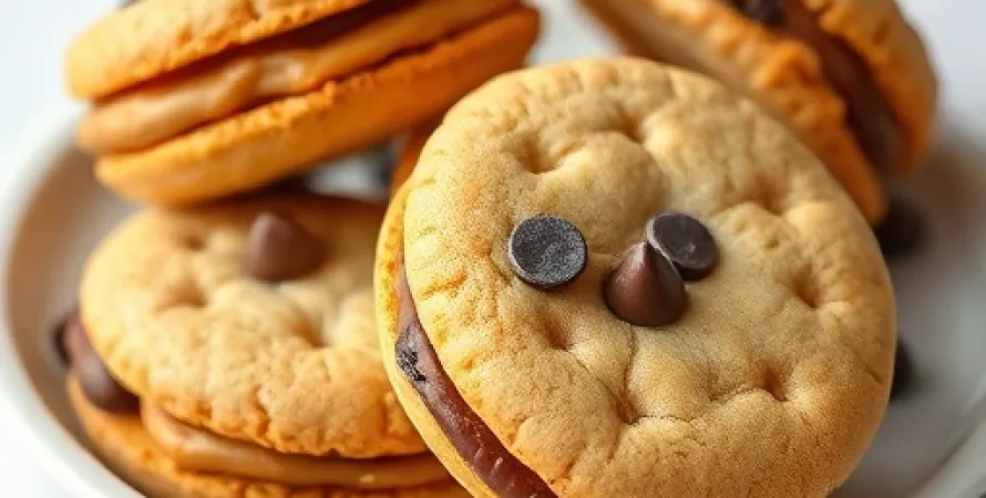 Sandwichs cookies au peanut butter
