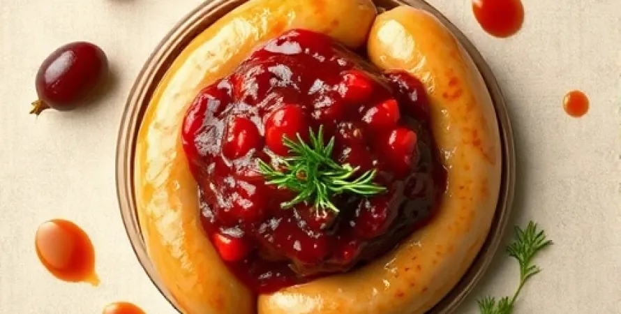 Bites de saucisses au cranberry