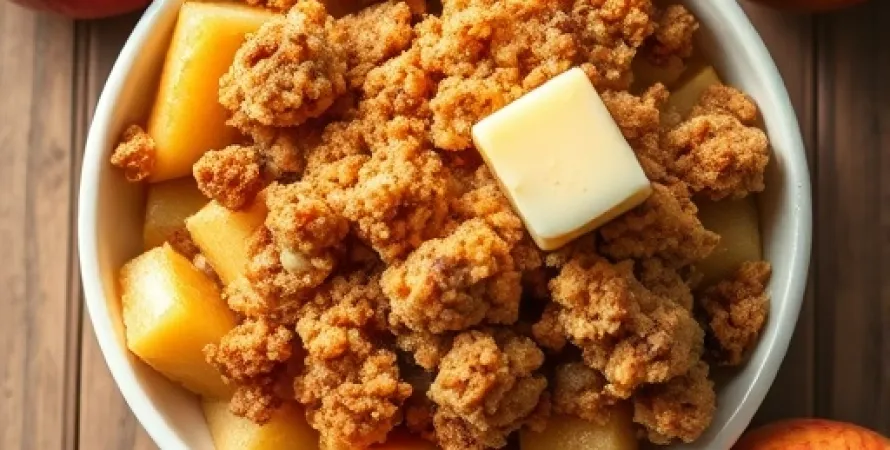 Crumble aux pommes