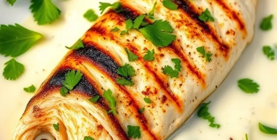 Poisson grillé au cilantro