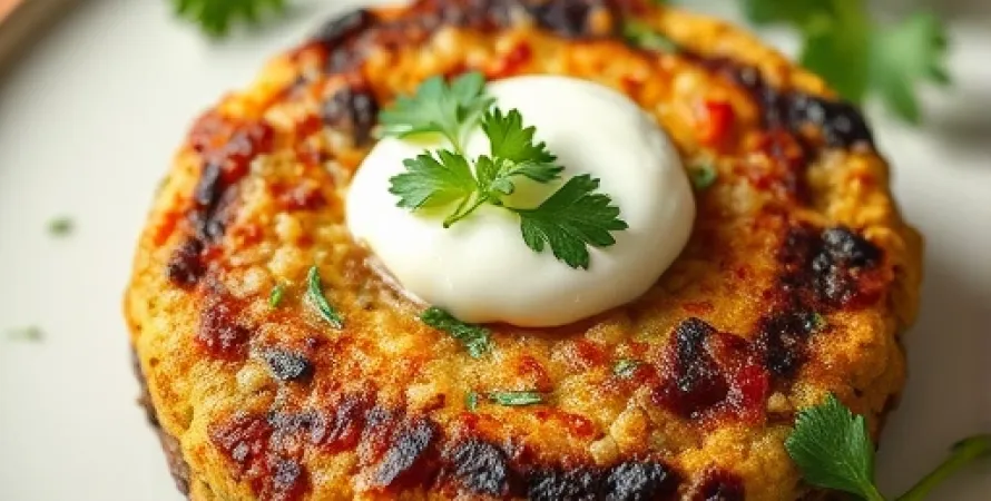 Galettes d'aubergine