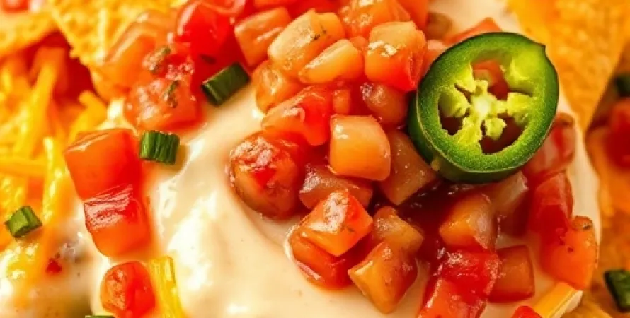 Dip nachos chaud
