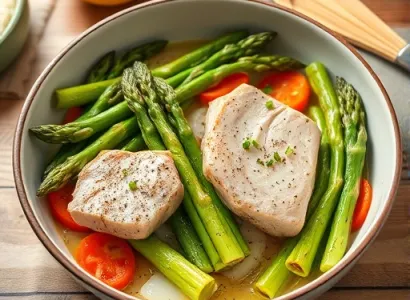 Veau aux asperges