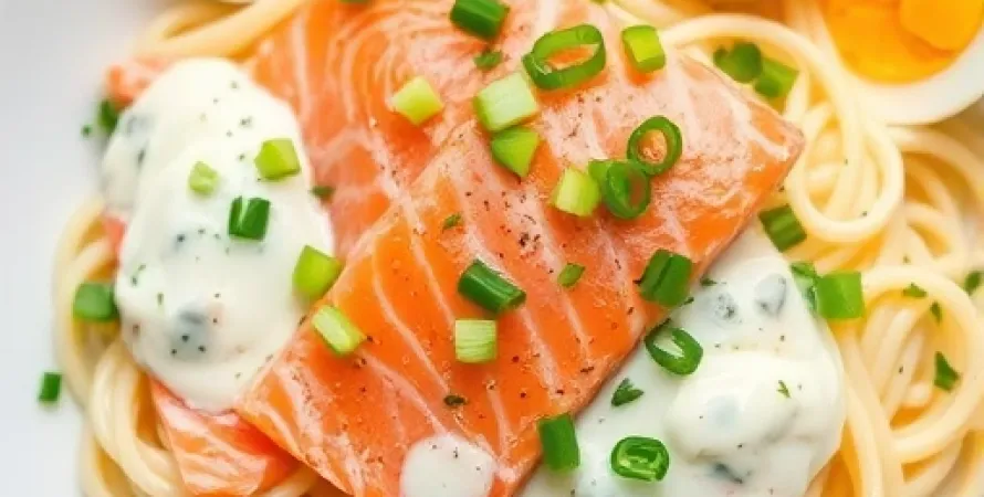 Salade de saumon scandinave
