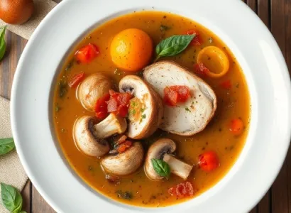 Soupe de poulet à la chasse