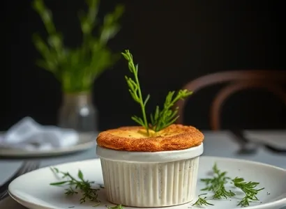 Soufflé aux herbes fraîches