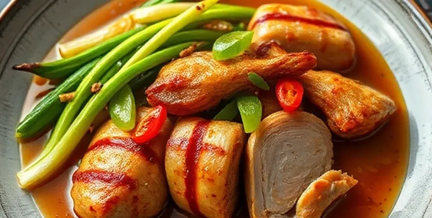 Poulet au chili et miel