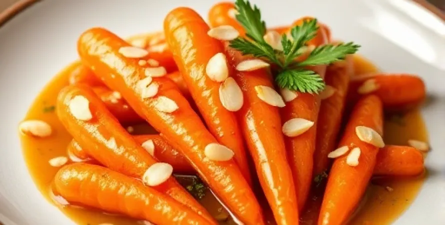 Carottes glacées à la russe
