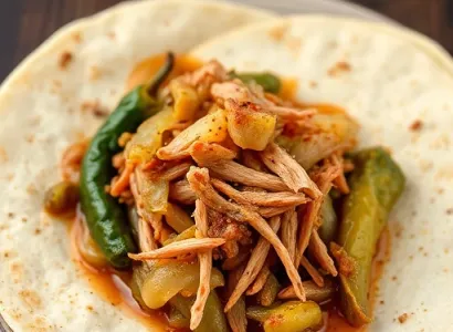 Porc éfiloché à la mexicaine