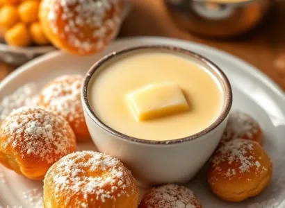 Crème vanille pour beignets
