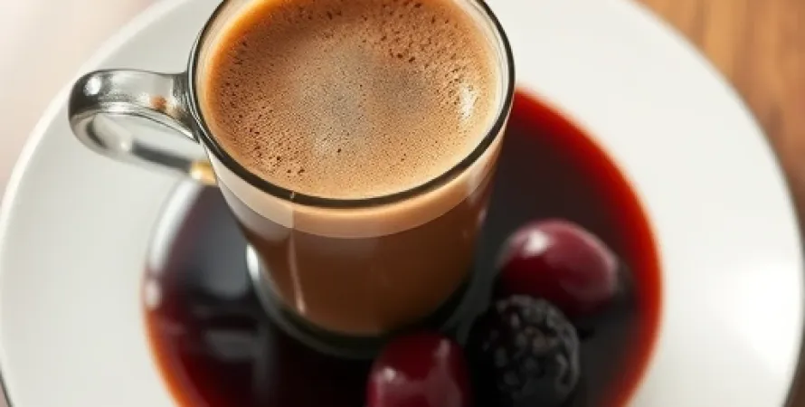 Café au Chocolat et Cerise Noire