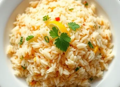 Riz parfumé au gingembre