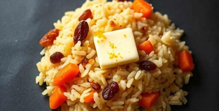 Riz au zeste d'orange