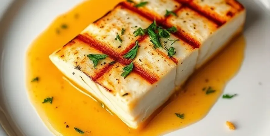 Halibut à l'orange