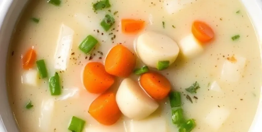 Potage léger aux légumes