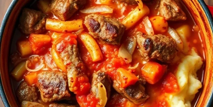 Casserole de cerf et pommes de terre