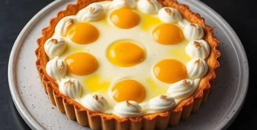 Tarte aux myrtilliers et ricotta