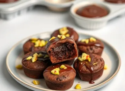 Bites au chocolat et au beurre de pistache
