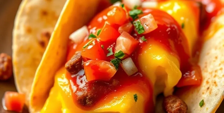 Tacos de petit déjeuner mexicain