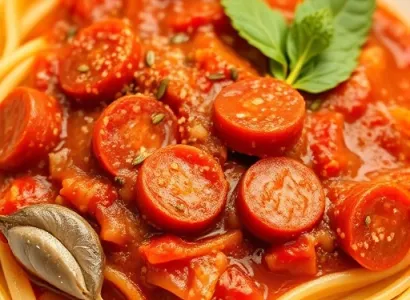 Sauce au pepperoni pour pâtes