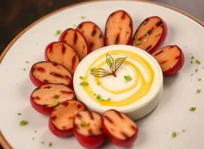 Poivron rouge wasabi dip