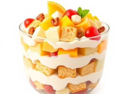 Trifle tropical aux abricots