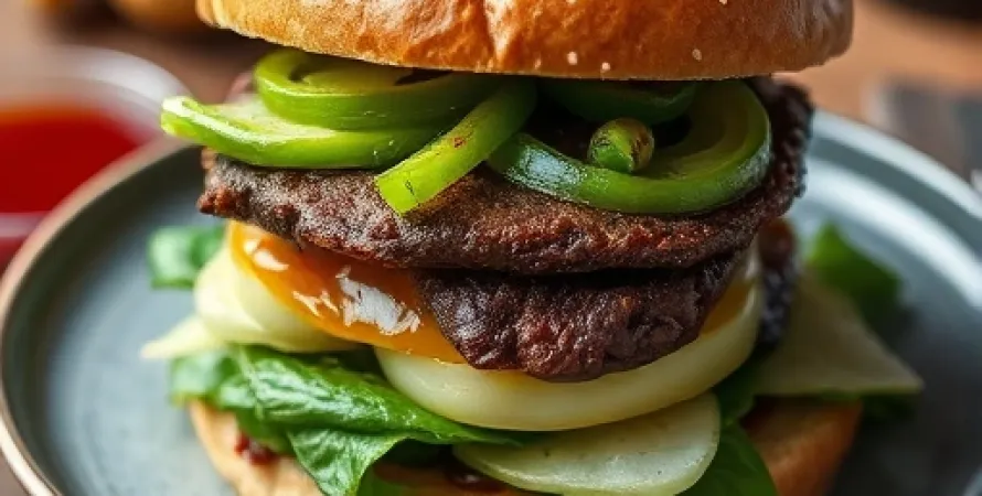 Burgers de boeuf épicés
