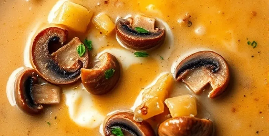 Crème de champignons