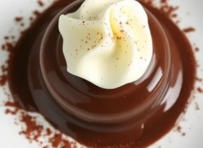 Glace au chocolat sans cuisson