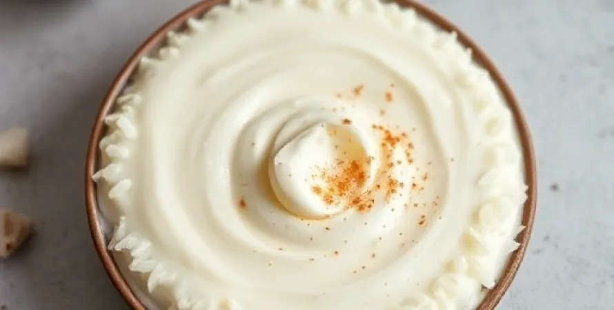 Crème de riz au coco