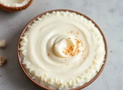 Crème de riz au coco