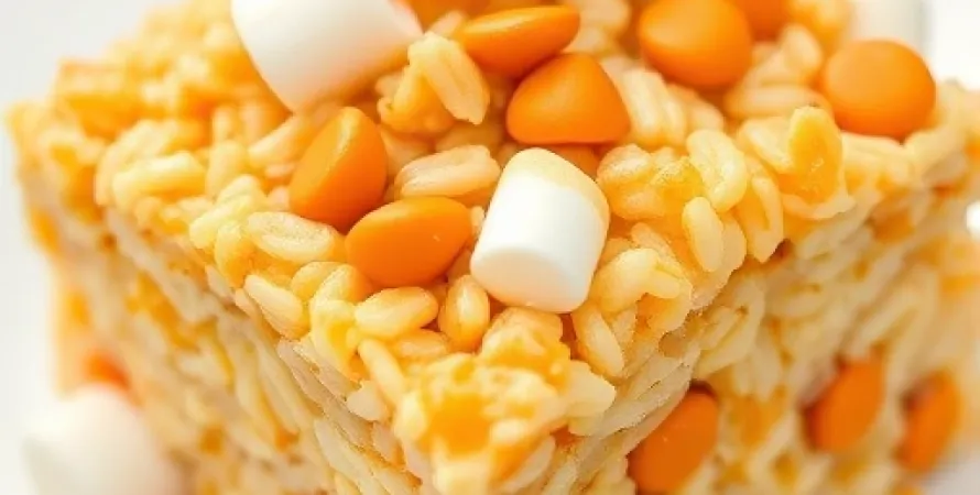 Riz croustillant au butterscotch