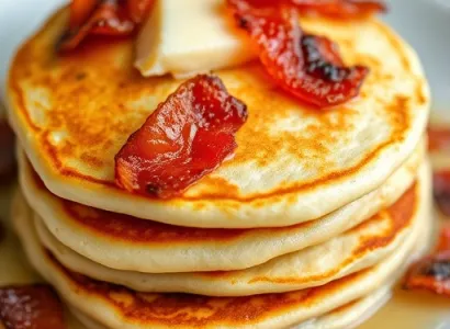 Flapjacks au bacon