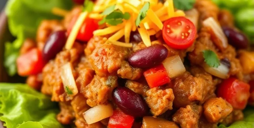 Chili maigre au dinde