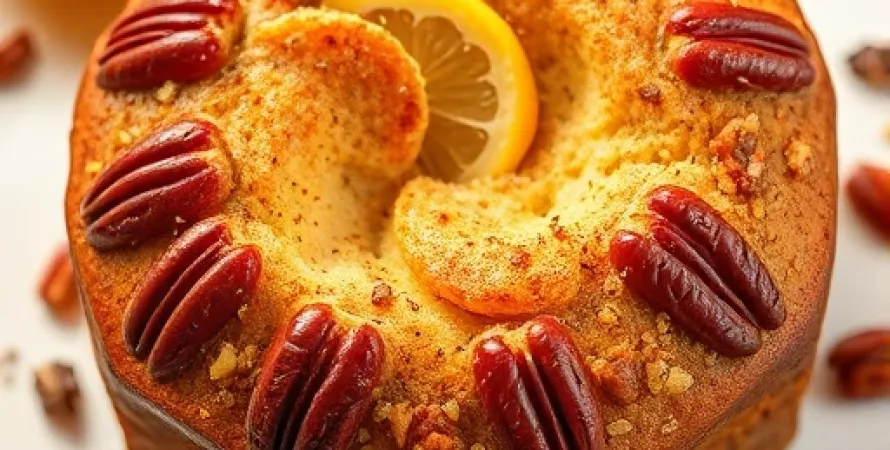 Pain au citron et noix de pécan