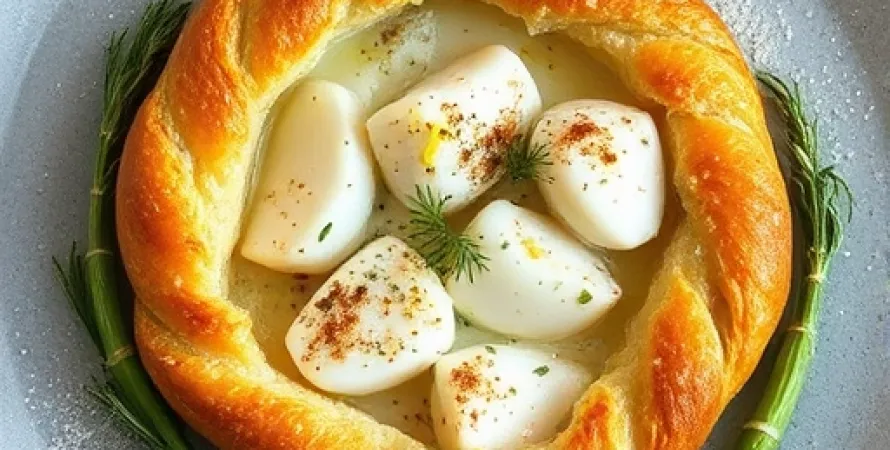 Poisson en croute de sel