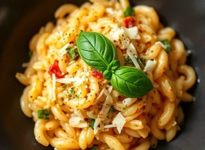 Orzo au parmesan et basilic