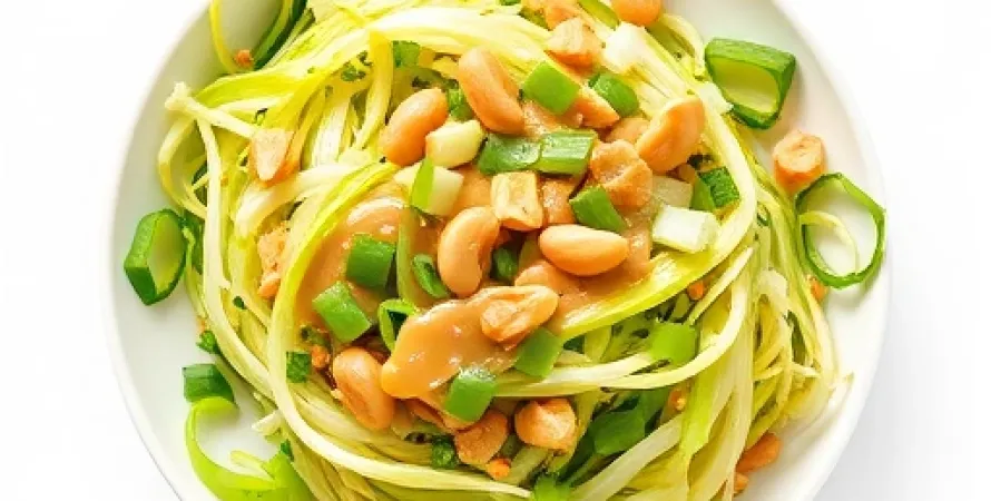 Salade de chou Napa aux arachides