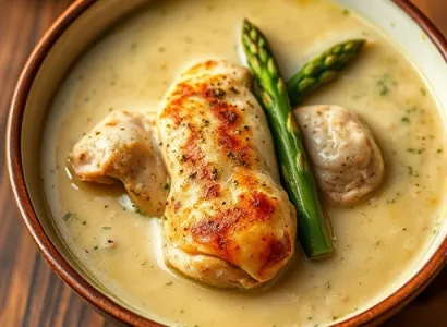 Potage de Poulet et Asperges
