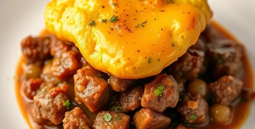 Tarte au boeuf épicé