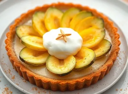 Tarte aux courges en croute