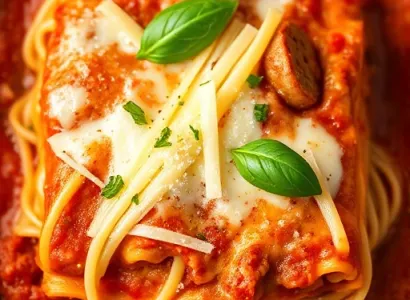 Lasagnes italiennes sans ébullition