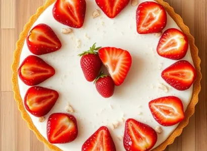 Tarte aux fraises et ananas