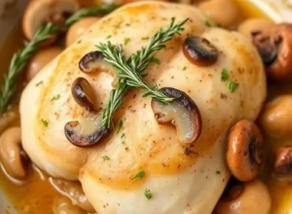 Poulet au croc pot avec pâtes ange