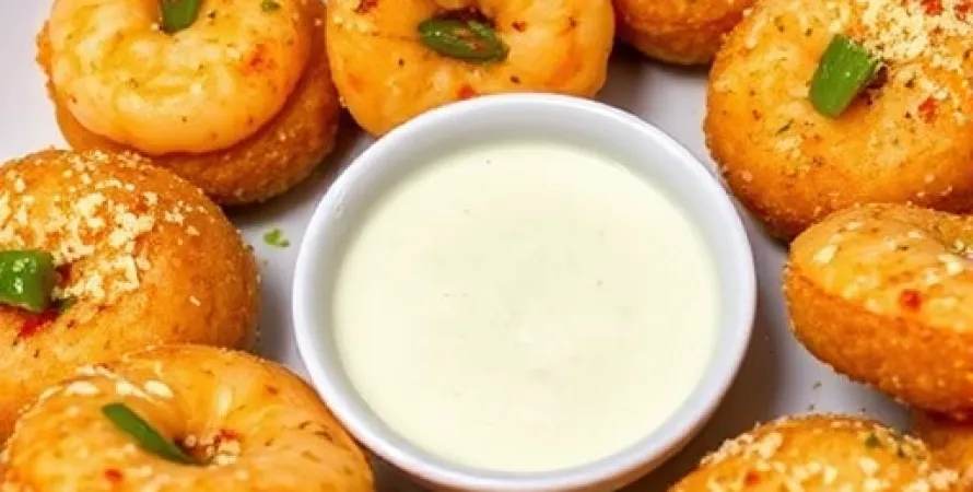 Beignets de crevettes au piment jalapeno