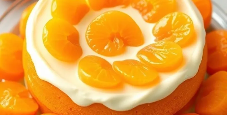 Gâteau d'orange aux fruits