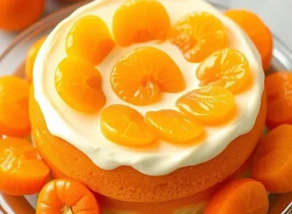 Gâteau d'orange aux fruits