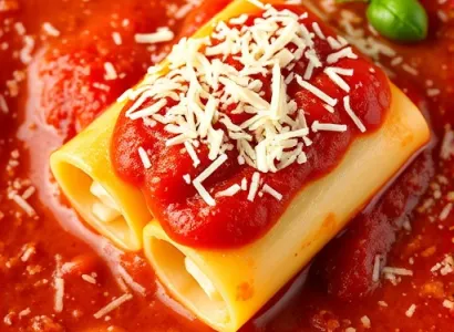 Manicotti au fromage italien